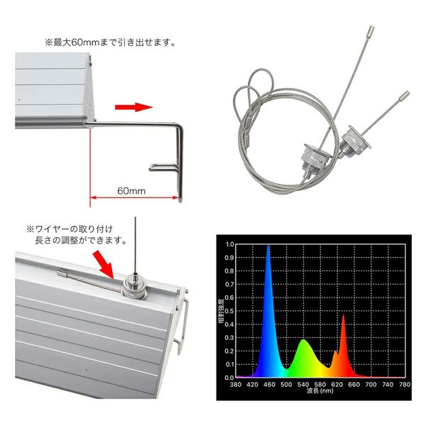 アクロ トライアングル ViViD300 アクロ TRIANGLE LED VIVID 300 水草育成 照明 水槽 熱帯魚
