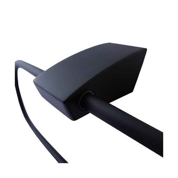 エスコ 200mm タオル掛け(マットブラック) EA638LE-174 1個（直送品）