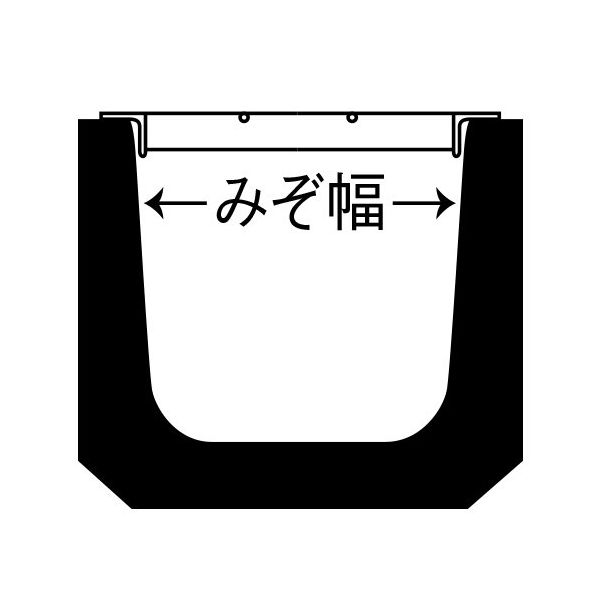 エスコ 150x997mm/2t車グレーチング(U字溝/ノンスリップ細目 EA951TB