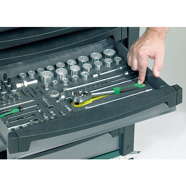 エスコ（esco） 479x293x20/5mm 発泡ポリエチレンフォーム（黒/赤） 1セット（5セット） EA956FD-113（直送品）