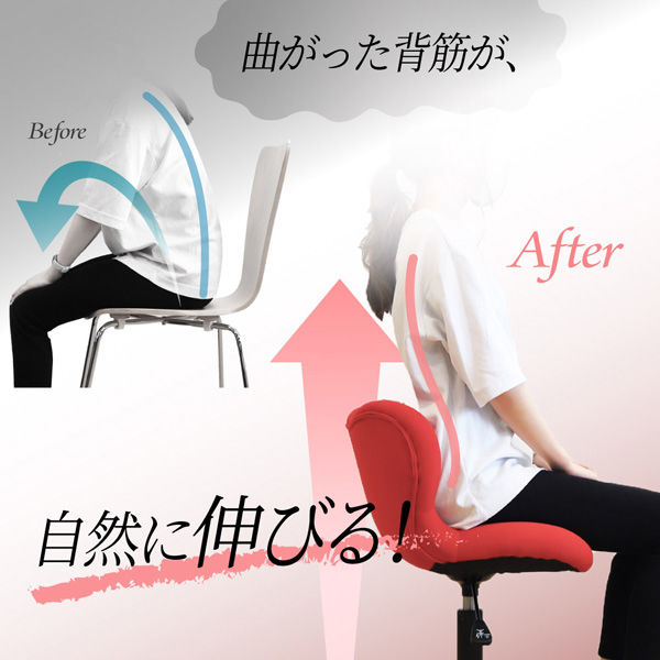 ネットフォース 美姿勢チェア デスクチェア ブラック NF-BIS-1