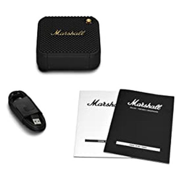 Marshall ワイヤレスポータブル防水スピーカー WILLEN-BLACK-AND