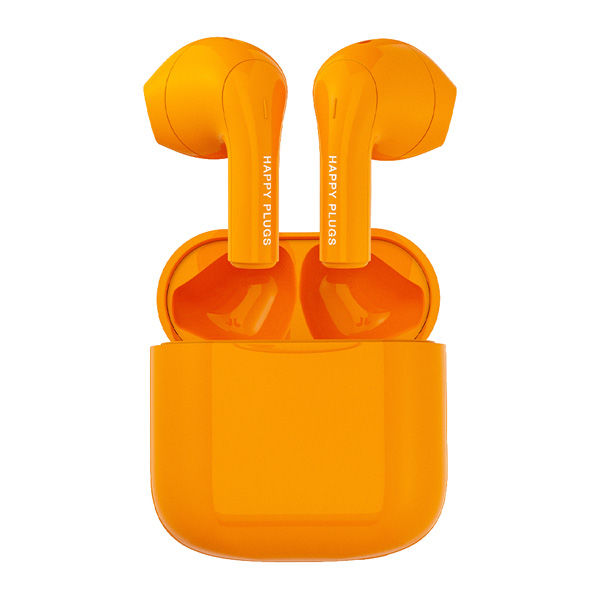 happy plugs 完全ワイヤレスイヤホン オレンジ JOY-ORANGE1724 1個 