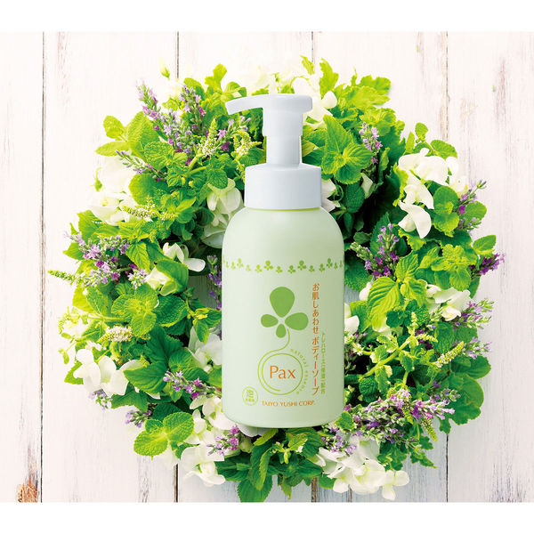 太陽油脂 お肌しあわせボディーソープ 400ml 475615 1ケース(400ML×12