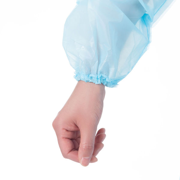 未使用・400枚入り】青色 使い捨てガウン（長袖・全身カバータイプ