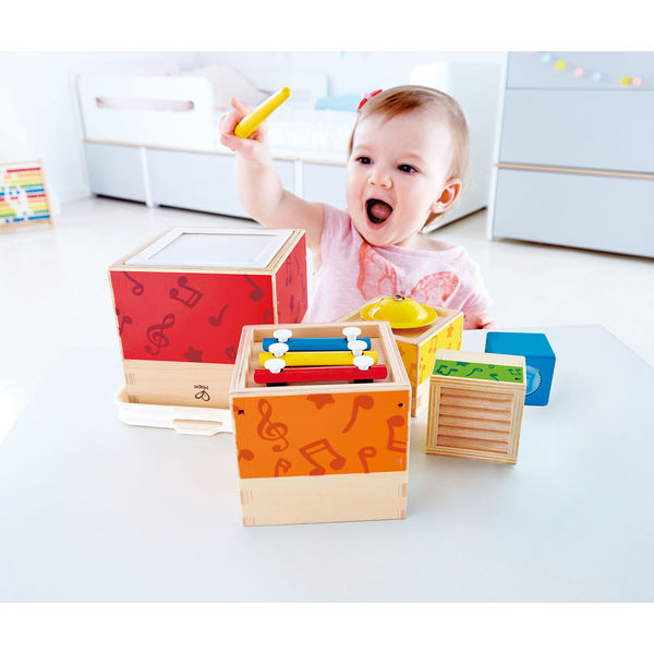 Hape マルチミュージカルボックス 知育玩具 E0336A 1個 - アスクル