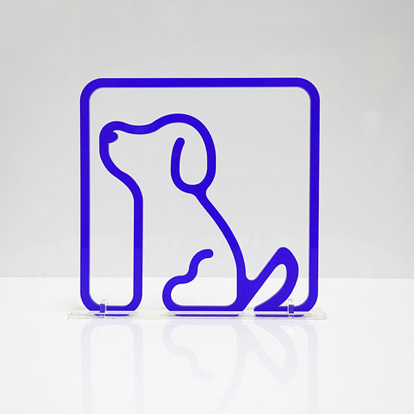 【非売品】緑黄色サイン入りパネル 樹脂スタンド看板 マルチポップサイン 「 IN 入口 ／ 緑色