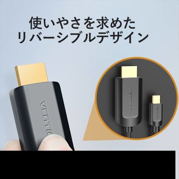 Type-C - HDMI変換ケーブル 2m HDMI[オス]-USB-C[オス] 4K30Hz HDMI1.4 CG-2038