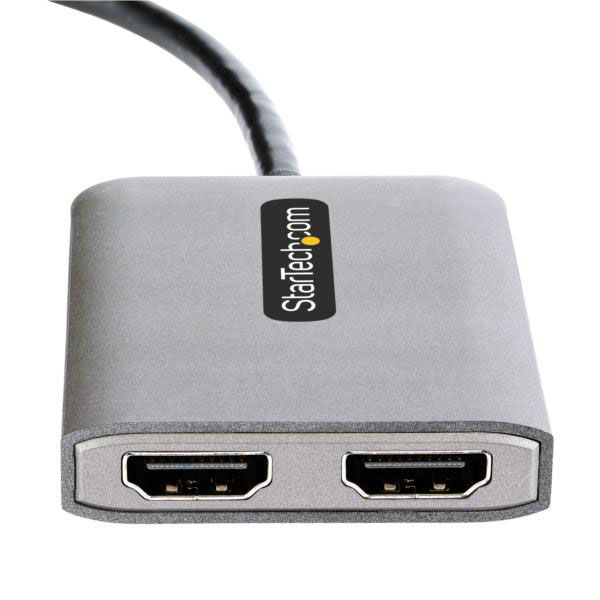 StarTech.com DisplayPort - 2x DisplayPort マルチモニタースプリッタ