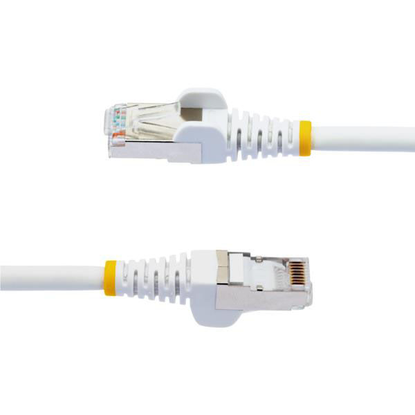 LANケーブル 5m CAT6A カテゴリ6A ホワイト／ハロゲンフリー 1本