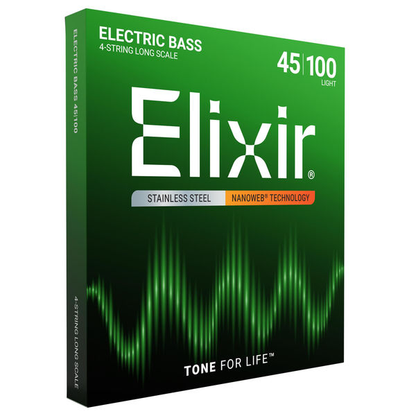 Elixir エリクサー ベース弦 NANOWEBコーティング ステンレス