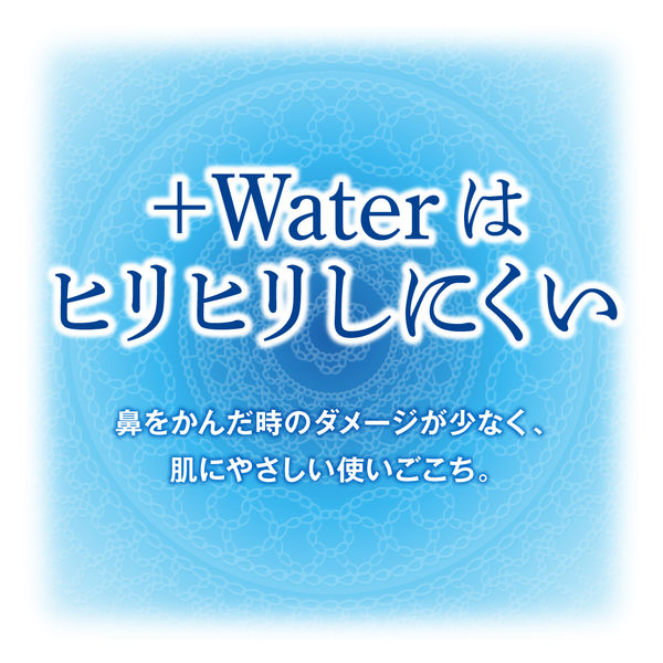 保湿ポケットティッシュ エリエール+Water 14組 1箱（14個入） 大王