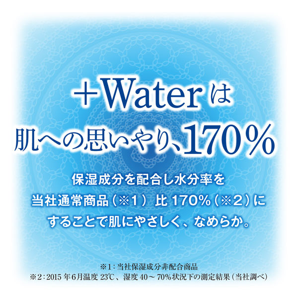 保湿ポケットティッシュ エリエール+Water 14組 1ケース（224個：14個