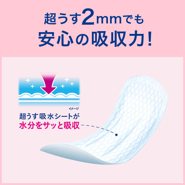 吸水ナプキン】アスクル×リフレ 超うす安心パッド スッキリ消臭