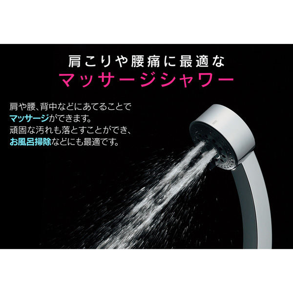 カクダイ GA-FC038 シャワーヘッド 3段切替 1本（直送品