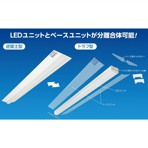 日動工業 LEDベースライト40形 BSL-W40PV-50K 1個（直送品） - アスクル