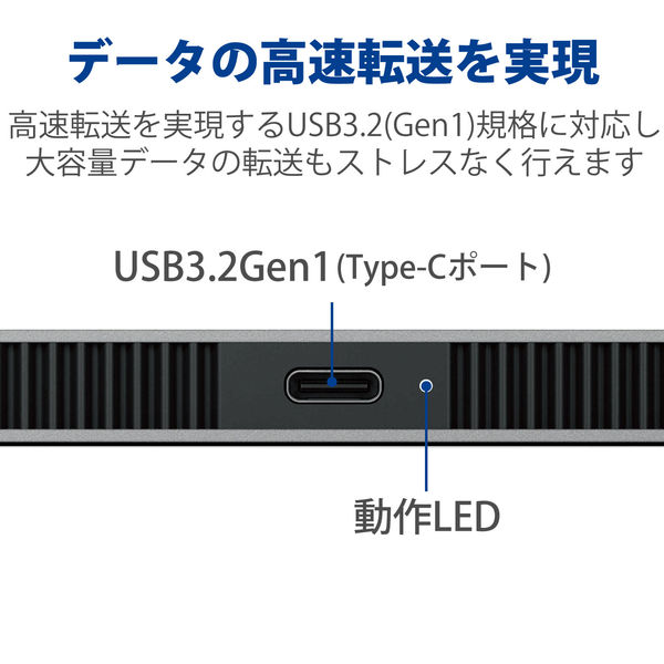 HDD 外付け 1TB ポータブル 3年保証 Mobile Drive HDD STLP1000400