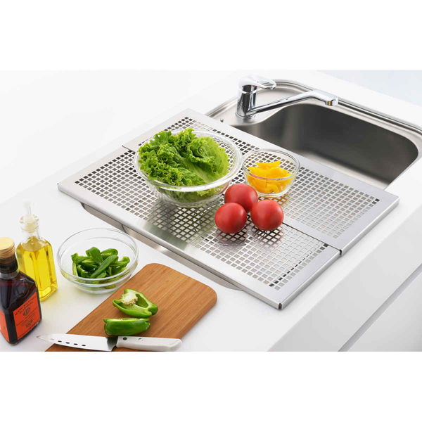 ヨシカワ 日本製 シンク下スライド収納 ステンレス　3点セット ヨシカワ シンク下スライド収納 幅25 ステンレス製 日本製 キッチン