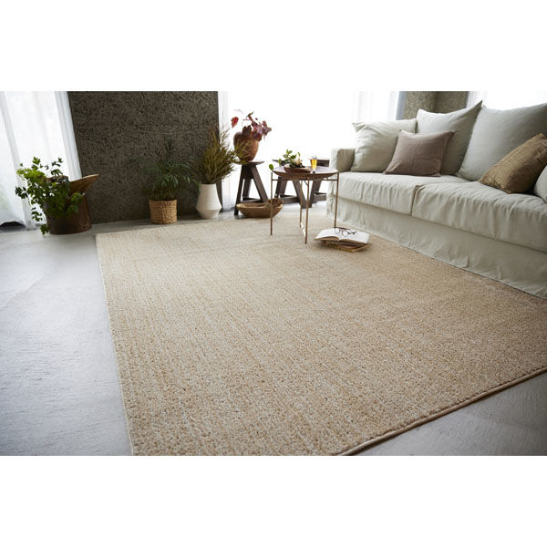 スミノエ HOMERUG むじのラグ 洗える ラグ エクリュ 1300×1900mm