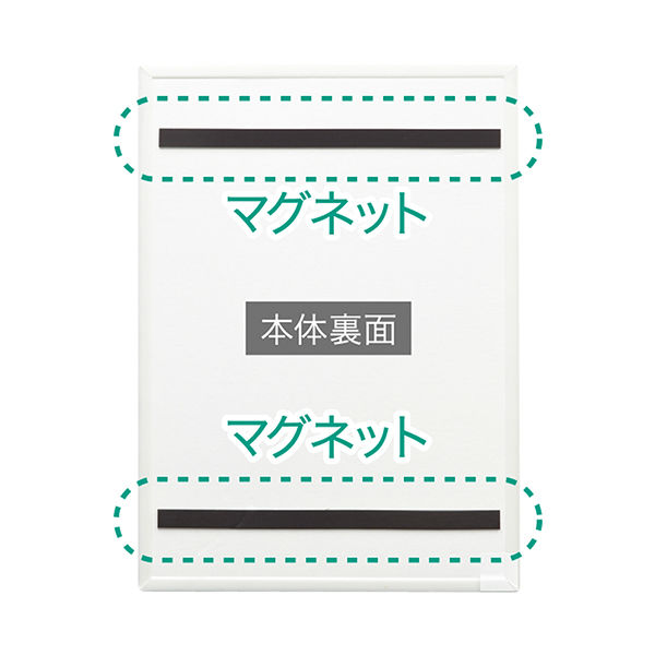 マグエックス アプライマンスリースケジュールボード 月間予定表 300×420mm MAMB-3042W-Y 1枚