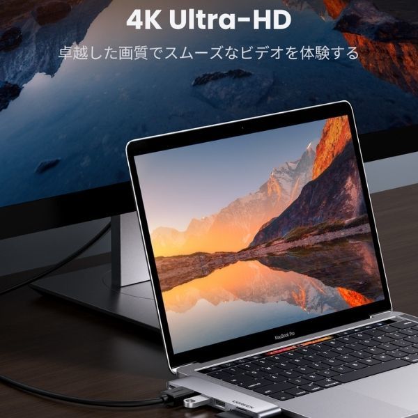 USBハブ MacBook Pro / Air用 6-in-2 Type-C接続 HDMI カード