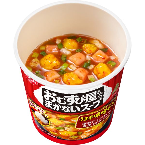 日清食品 おむすび屋さんのまかないスープ うま辛味噌チゲ 12個 日清食品 おむすび屋さんのまかないスープ うま辛味噌チゲ 12個