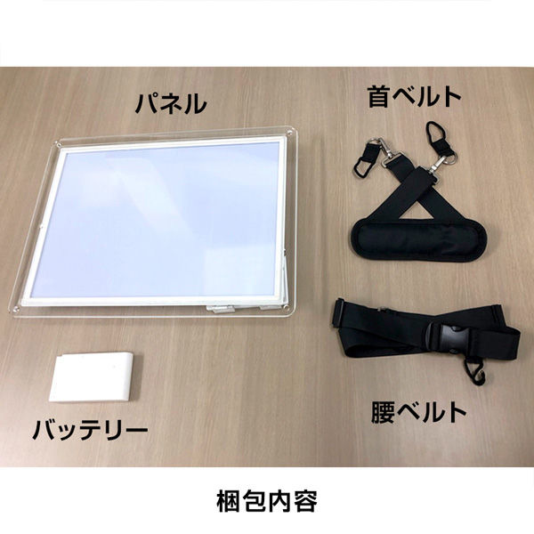 シーテックドライブ ピカちゃん看板 A4 角型 6200mAh