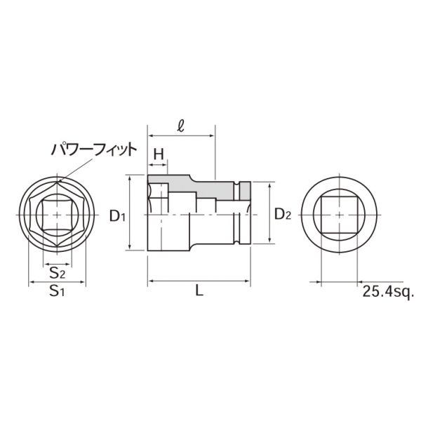 京都機械工具 KTC ABP8ー4121TP 25.4SQインパクト ホイールナット