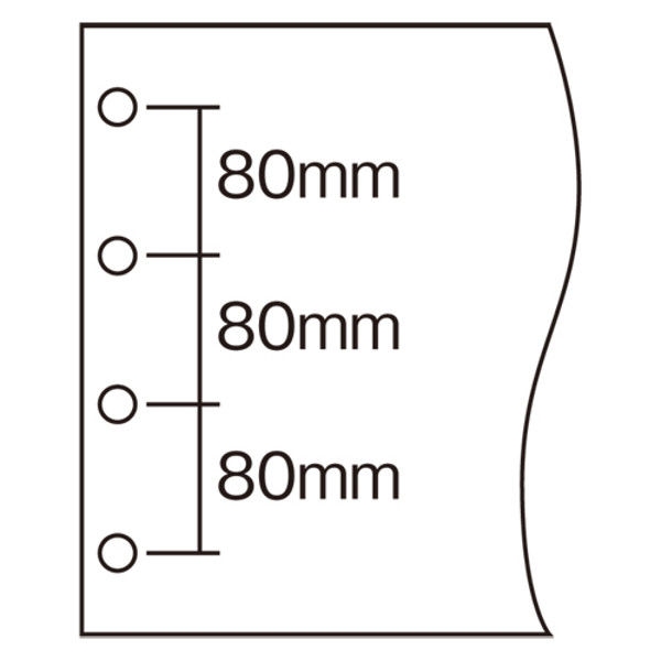 プラス とじ込み表紙 A3E 4穴 5組 FL-002TU（5）（直送品） - アスクル