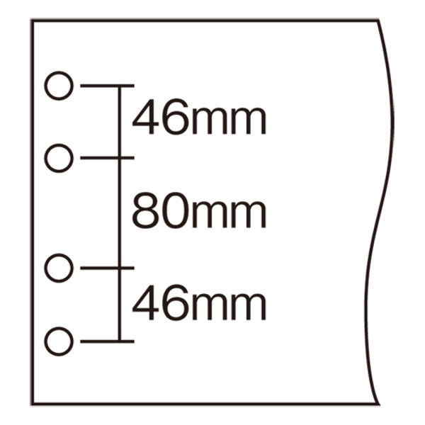 プラス とじ込み表紙 B4E 4穴 5組 FL-004TU（5）（直送品） - アスクル