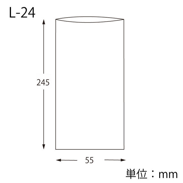 シモジマ 柄小袋 L-24 白無地 006538606 1セット（300枚×10袋 合計3000