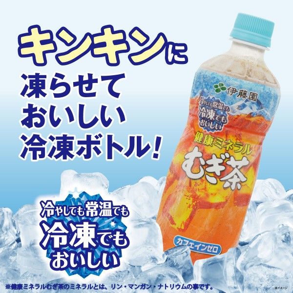 伊藤園 冷凍兼用ボトル 健康ミネラルむぎ茶 485ml 1セット（48本）