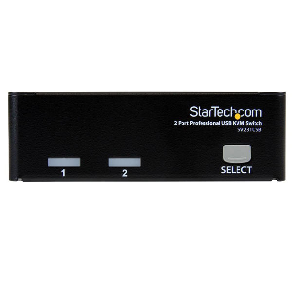 Startech.com 2ポートKVMスイッチ VGA対応/USB接続 ケーブル付属