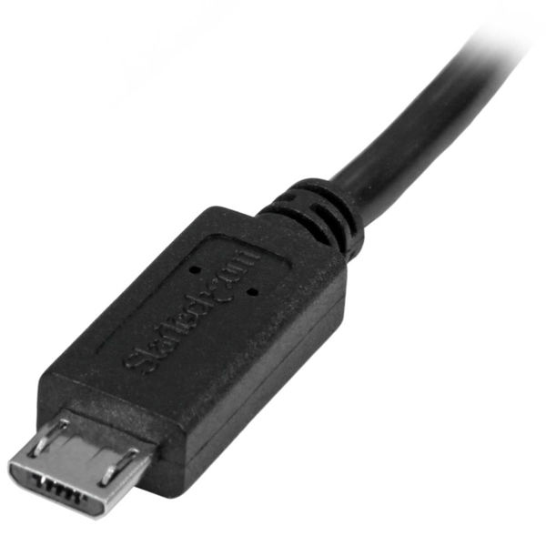 0.5m USB Micro-B 延長ケーブル オス/メス USBUBEXT50CM 1個 StarTech