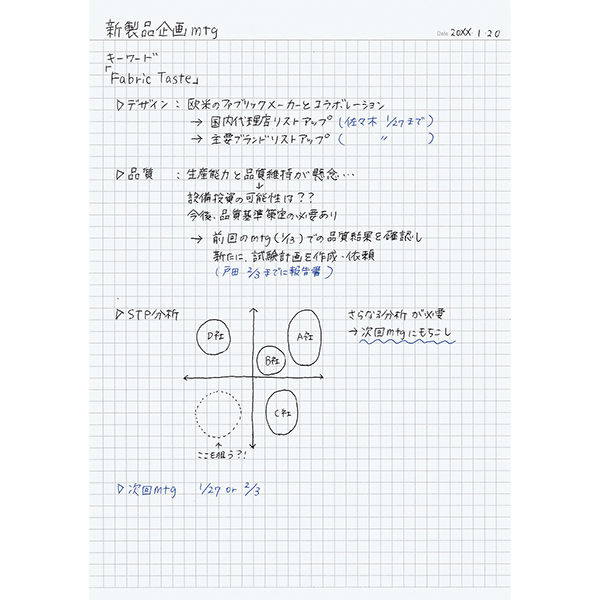 コクヨ キャンパスノート A5 5mm方眼罫 40枚 1冊 ノ-104S5-D - アスクル