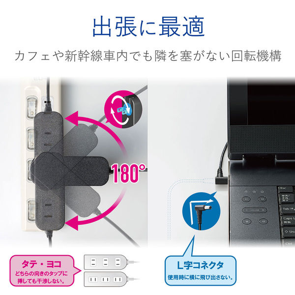 エレコム ノートPC用ACアダプター/丸型コネクタ/19V/NEC ACDC