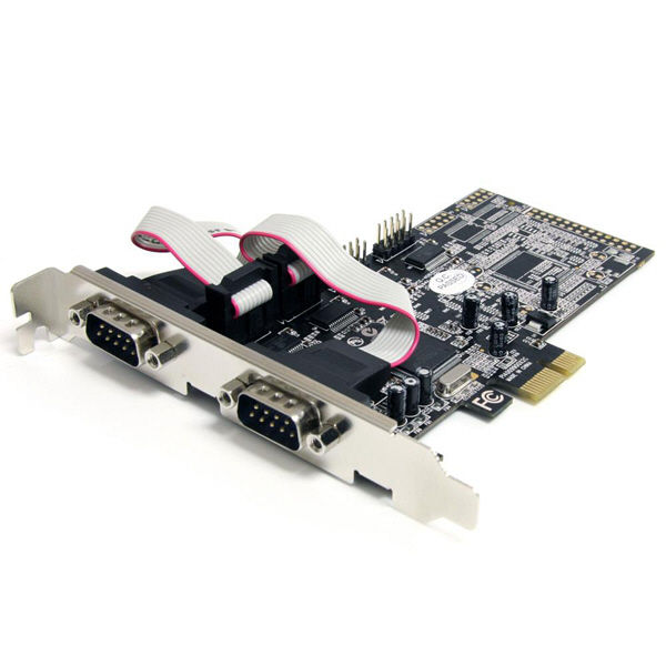 シリアルRS232C 4ポート拡張用 PCIe カード PEX4S553 1個 StarTech.com