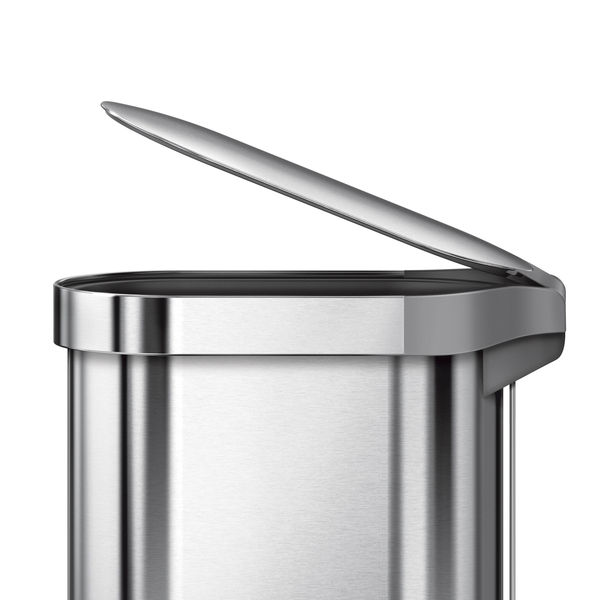 simplehuman（シンプルヒューマン） スリムステップカン 45L シルバー