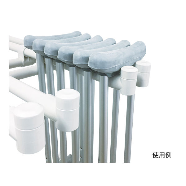 矢崎化工 松葉杖ラック AF-361 CGR 1個 7-3962-01（直送品） 矢崎化工 AF CGR