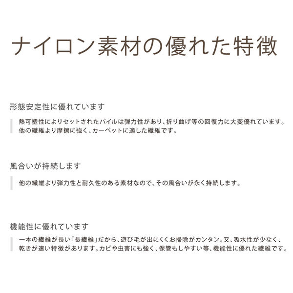 プレーベル ラグ ジェイド エクリュ 190×190cm 2201-119-04 1枚 プレーベル ラグ ジェイド エクリュ 190×190cm 2201-119-04 1枚