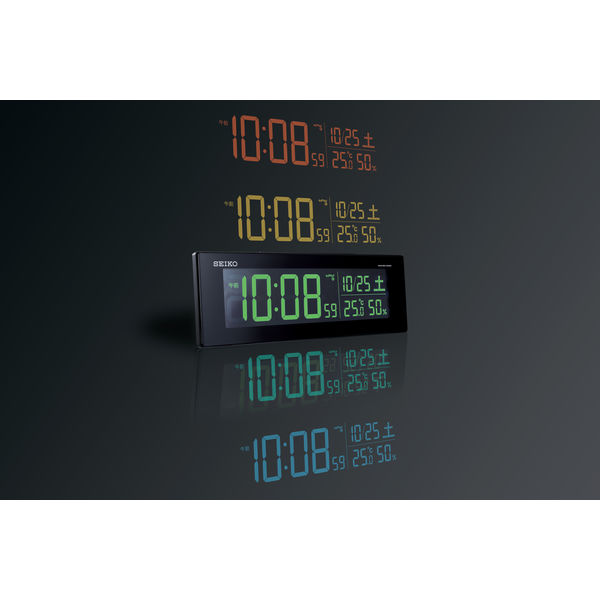 セイコータイムクリエーション 交流式デジタル電波置時計 DL305K 1個 