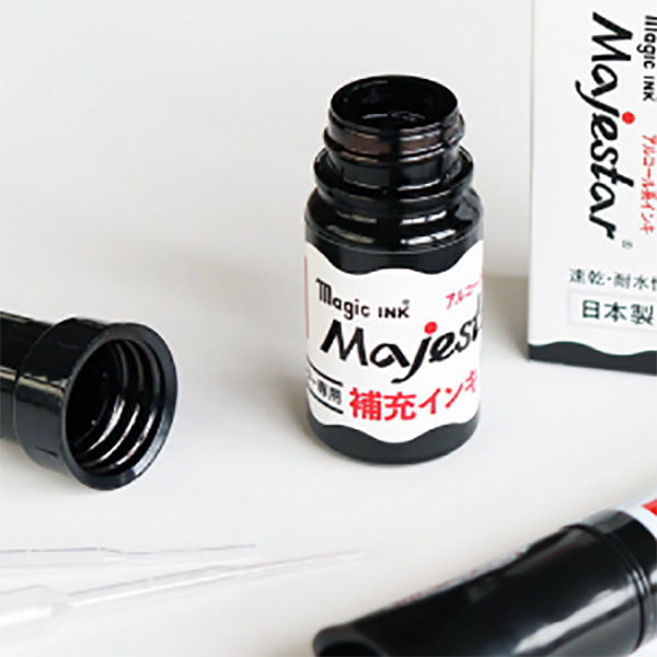 寺西化学工業 マジックインキ マジェスター専用補充液 10ml 黒 MHJA