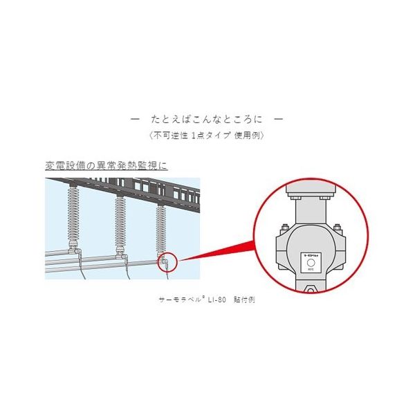 エスコ 100°C 温度管理用示温材(サーモラベル/40枚) EA722ZB-100 1箱