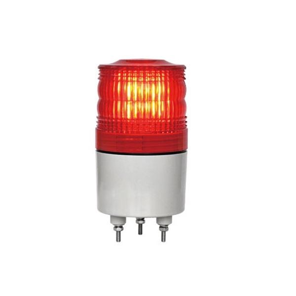 エスコ DC12~24V LED小型回転灯(赤) EA983FS-161 1個（直送品