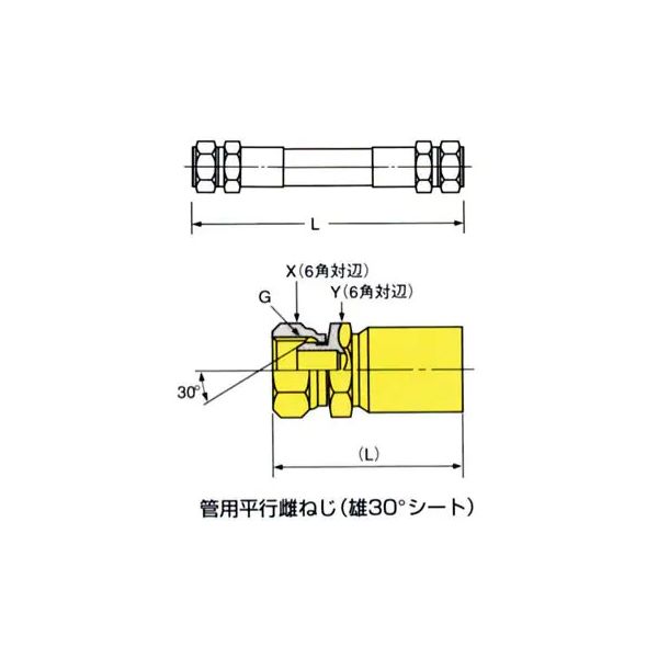 ブリヂストン 油圧ホース PA2112 C+C 2000mm PA2112 x 2000mm C+C 1本（直送品） - アスクル