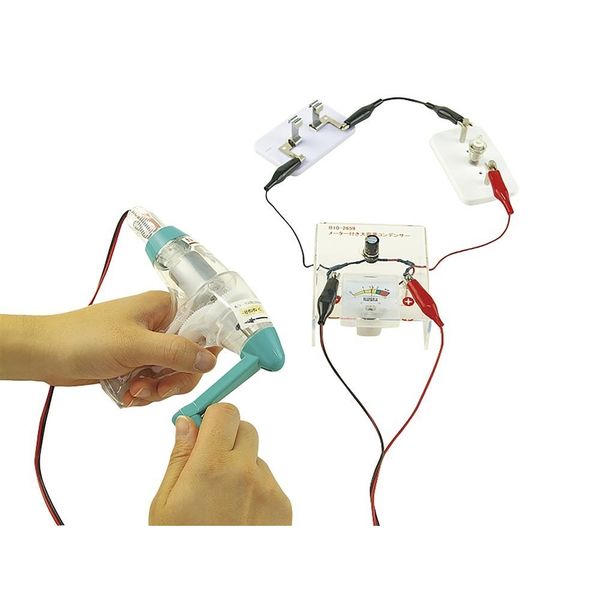 ナリカ メーター付きコンデンサー 手回し発電機ゼネコンV3用 B10