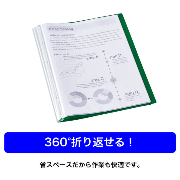 キングジム クリアーファイル ヒクタス(透明) ネイ 7281T-NV 1冊