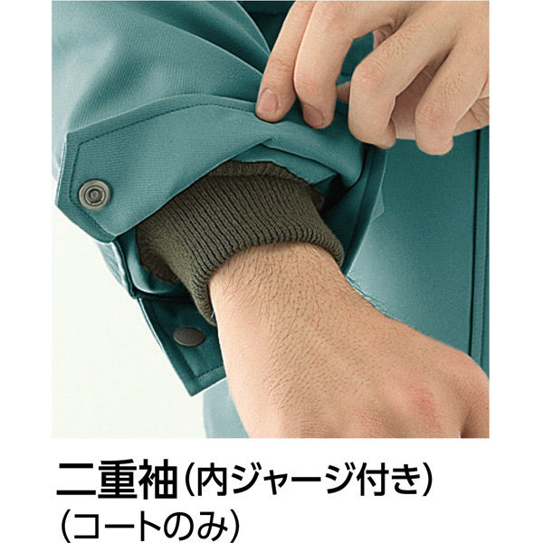 Asahicho(旭蝶繊維) E69600 コート ネイビー 3L 1枚(直送品 Asahicho(旭蝶繊維) E69600 コート ネイビー 3L 1枚(直送品