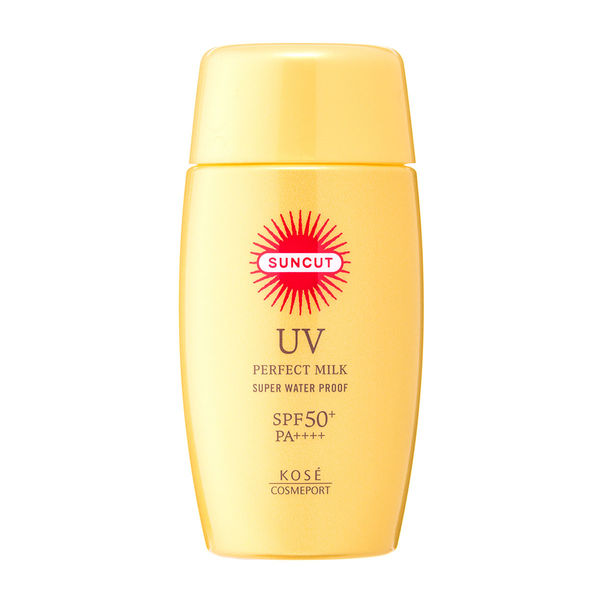 サンカット パーフェクトUVミルク SPF50+・PA++++ 60mL　しっとり 全身 日焼け止め　コーセーコスメポート