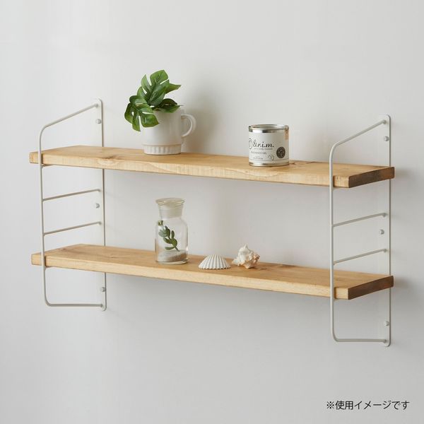 平安伸銅工業 LABRICO(ラブリコ) パイン集成材棚板 400×100×15